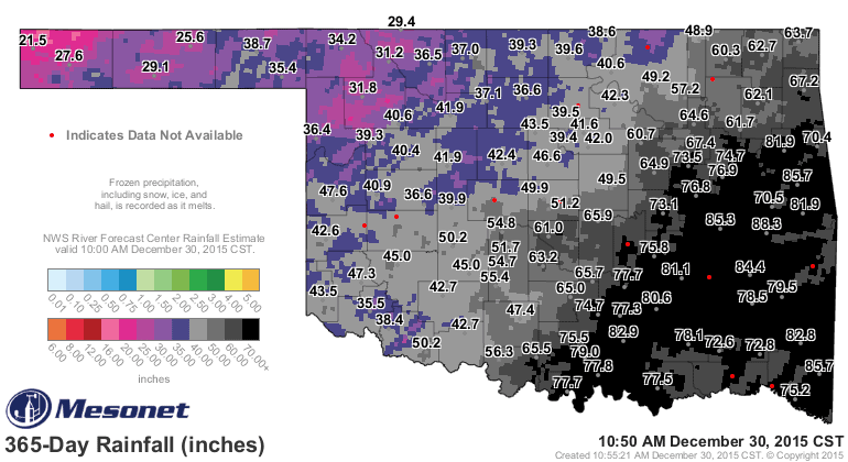 Oklahoma Drought Obliterated