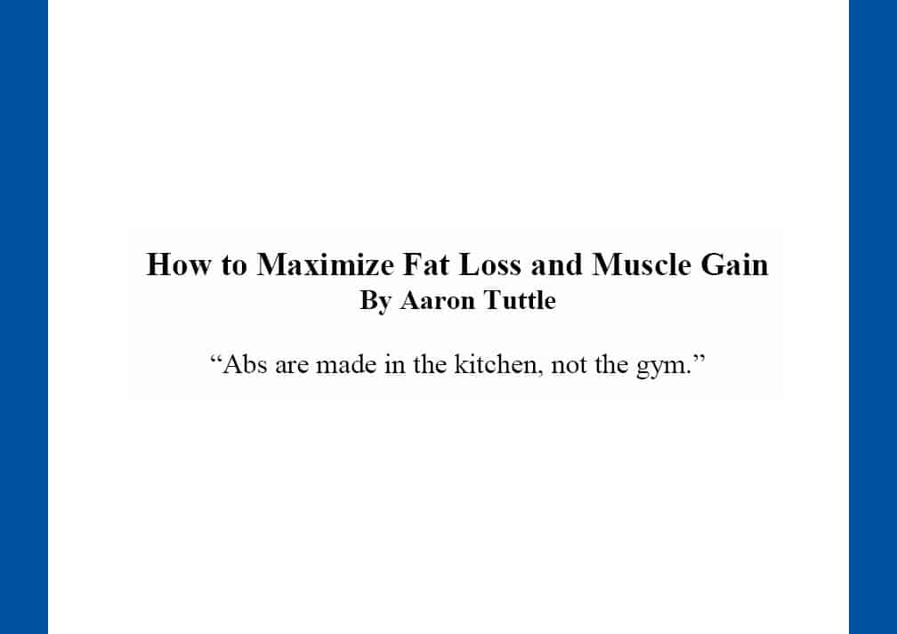 AT’s Diet and Fat Loss Guide Now Available!