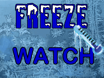 First Freeze Arrives Friday Night