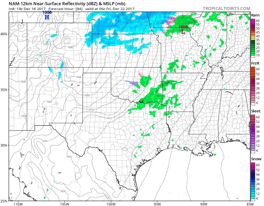 Models Coming Around: Freezing Drizzle/Rain by Friday AM, Brutal Cold Christmas Day