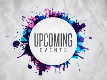 Upcoming Events this Week, Please Join Me!