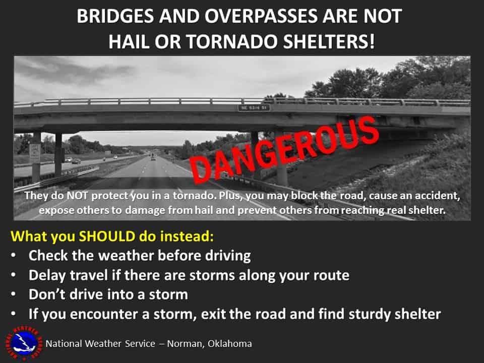 PSA: Do Not Hide Under a Bridge