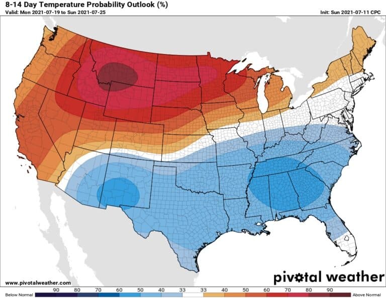 Rest of July Forecast and August Preview