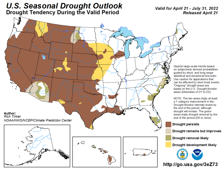 Drought Expands, Heat Builds, and Scarce Storms