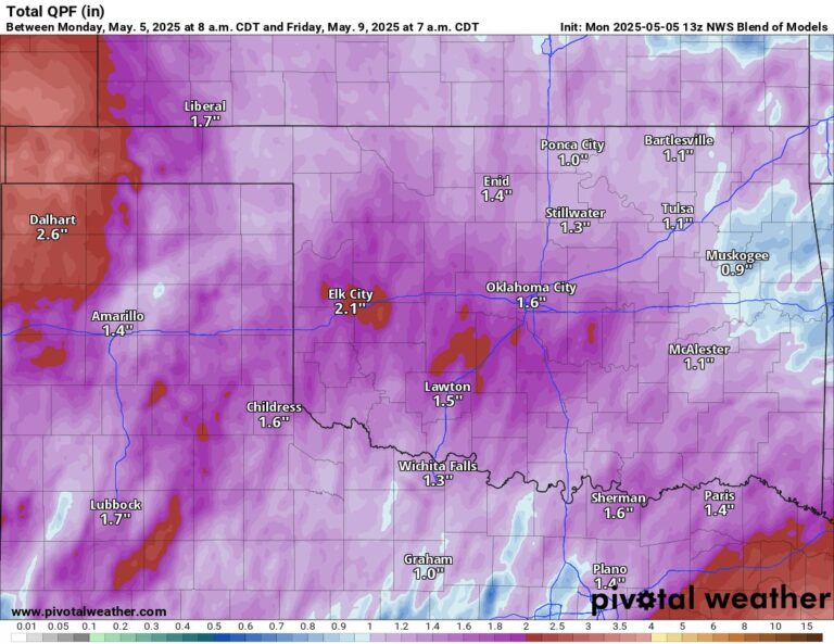More Rain This Week, Drought Update, and Mother’s Day