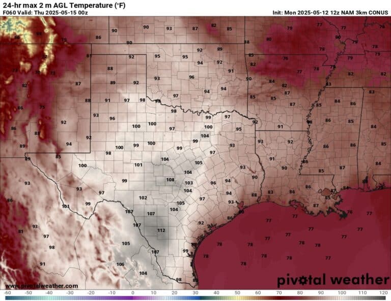 Record Heat Midweek and Weekend Storms