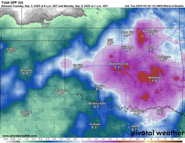 September Continues the Rainy Pattern