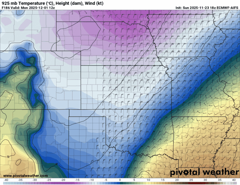 Thanksgiving Weather and Potential Ice Storm