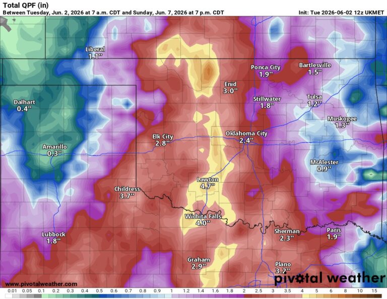 Wet Pattern Continues