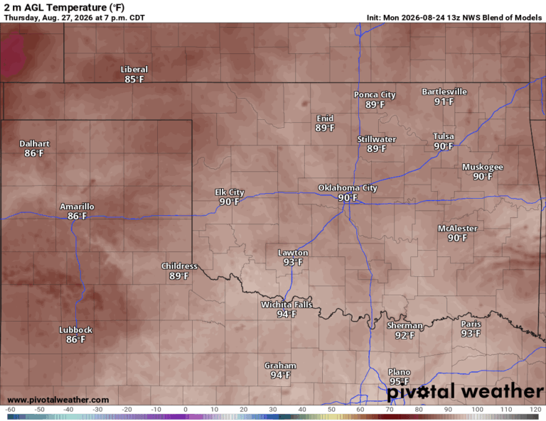 A Welcomed Break in the Heat and More Rain Coming